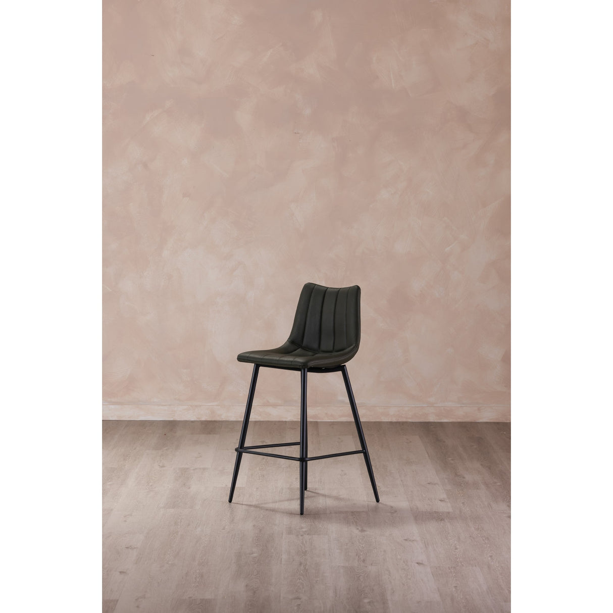 Alibi Dark Green Barstool (Set of 2) by Moe's Home at Eve Furniture