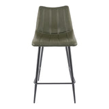 Alibi Dark Green Counter Stool (Set of 2) by MOES at Eve Furniture