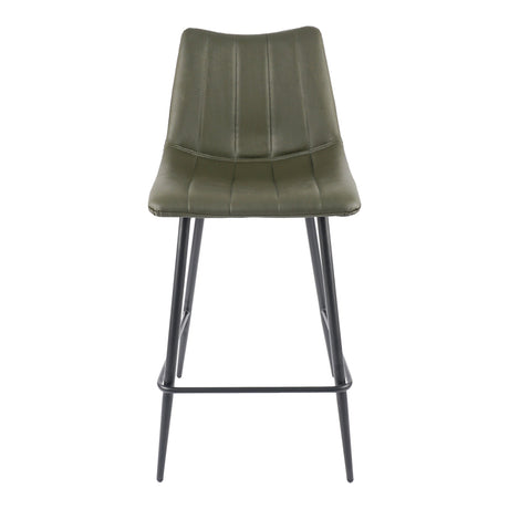 Alibi Dark Green Counter Stool (Set of 2) by MOES at Eve Furniture