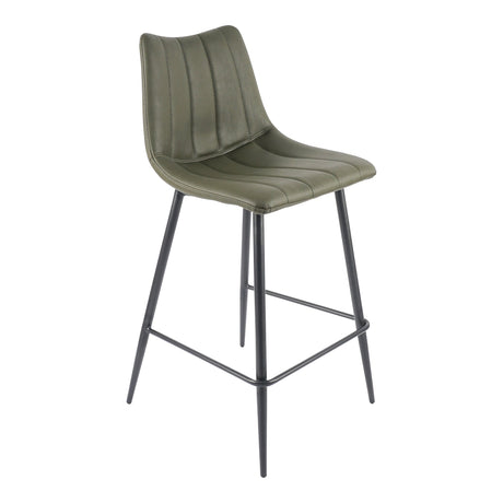 Alibi Dark Green Counter Stool (Set of 2) by MOES at Eve Furniture