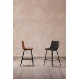 Alibi Dark Green Counter Stool (Set of 2) by Moe's Home at Eve Furniture
