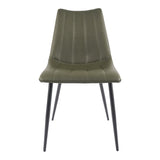Alibi Dark Green Dining Chair (Set of 2) by MOES at Eve Furniture