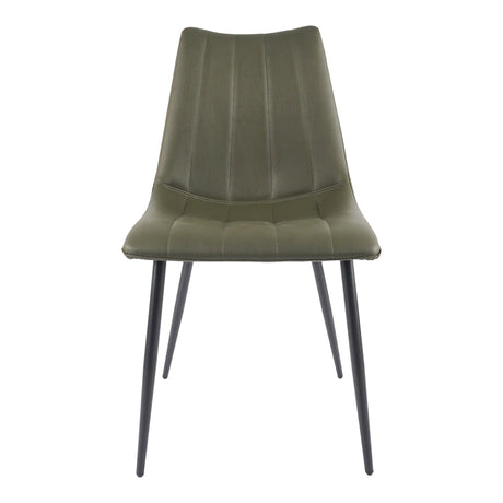 Alibi Dark Green Dining Chair (Set of 2) by MOES at Eve Furniture