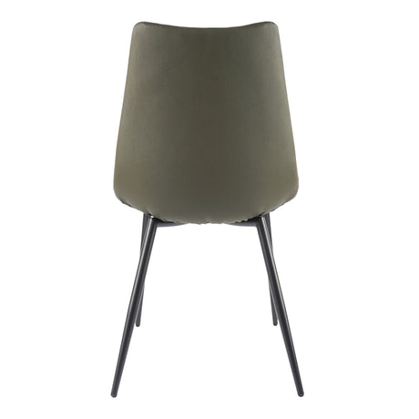 Alibi Dark Green Dining Chair (Set of 2) by MOES at Eve Furniture
