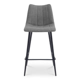 Alibi Dark Grey Bar Stool (Set of 2) by MOES at Eve Furniture