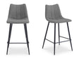 Alibi Dark Grey Bar Stool (Set of 2) by MOES at Eve Furniture