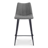 Alibi Dark Grey Bar Stool (Set of 2) by Moe's Home at Eve Furniture