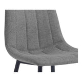 Alibi Dark Grey Bar Stool (Set of 2) by Moe's Home at Eve Furniture