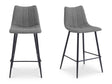 Alibi Dark Grey Bar Stool (Set of 2) by Moe's Home at Eve Furniture