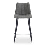 Alibi Dark Grey Counter Stool (Set of 2) by Moe's Home at Eve Furniture