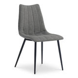 Alibi Dark Grey Dining Chair (Set of 2) by MOES at Eve Furniture