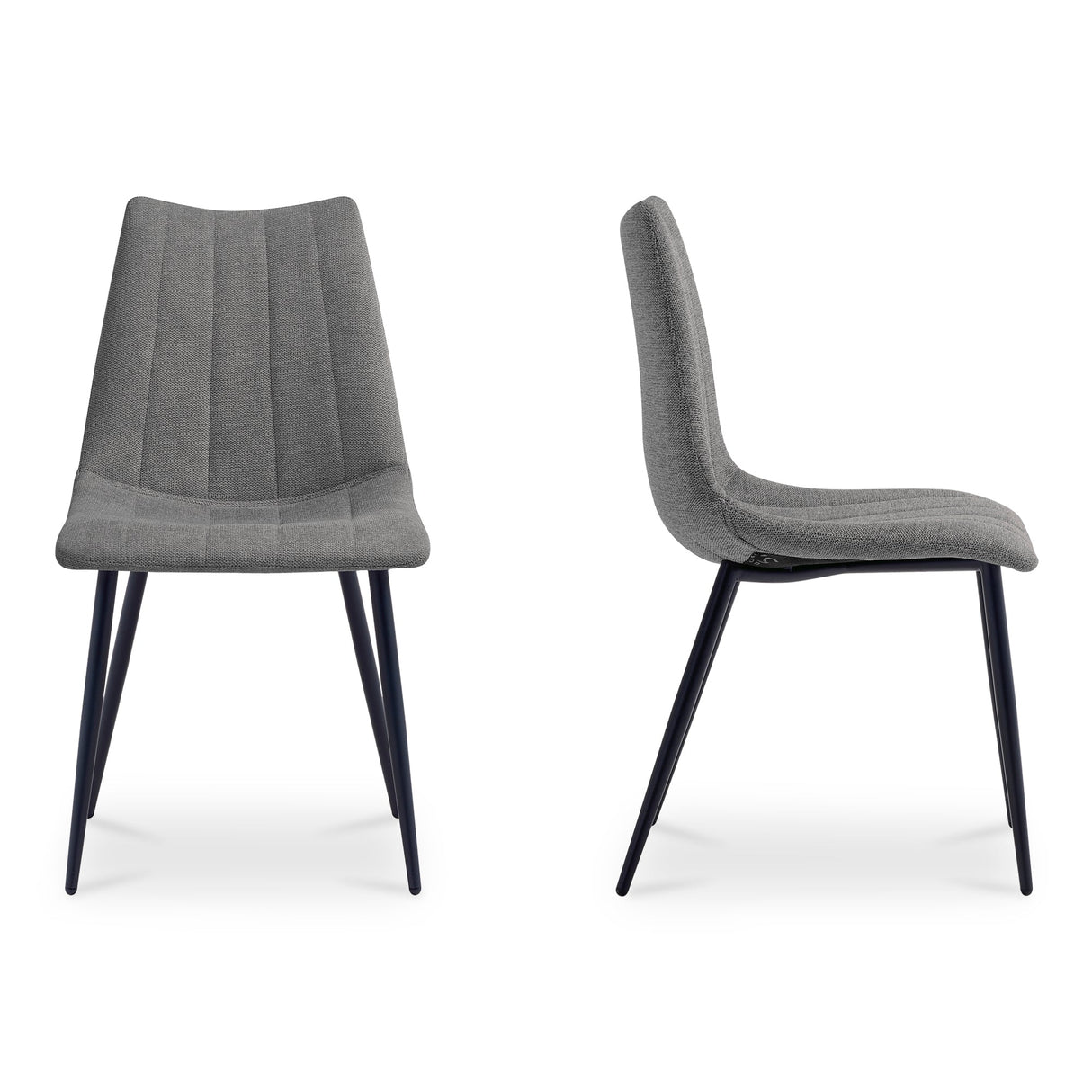 Alibi Dark Grey Dining Chair (Set of 2) by MOES at Eve Furniture