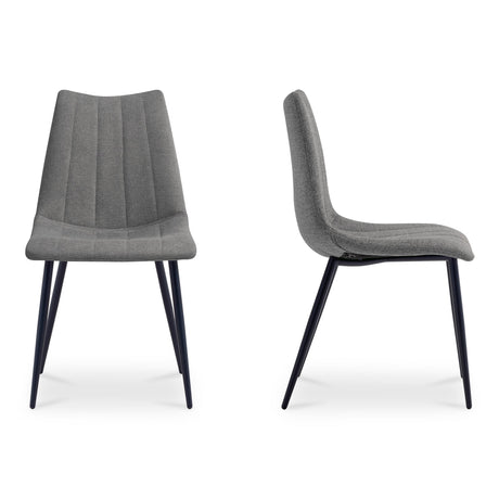 Alibi Dark Grey Dining Chair (Set of 2) by MOES at Eve Furniture