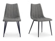 Alibi Dark Grey Dining Chair (Set of 2) by MOES at Eve Furniture