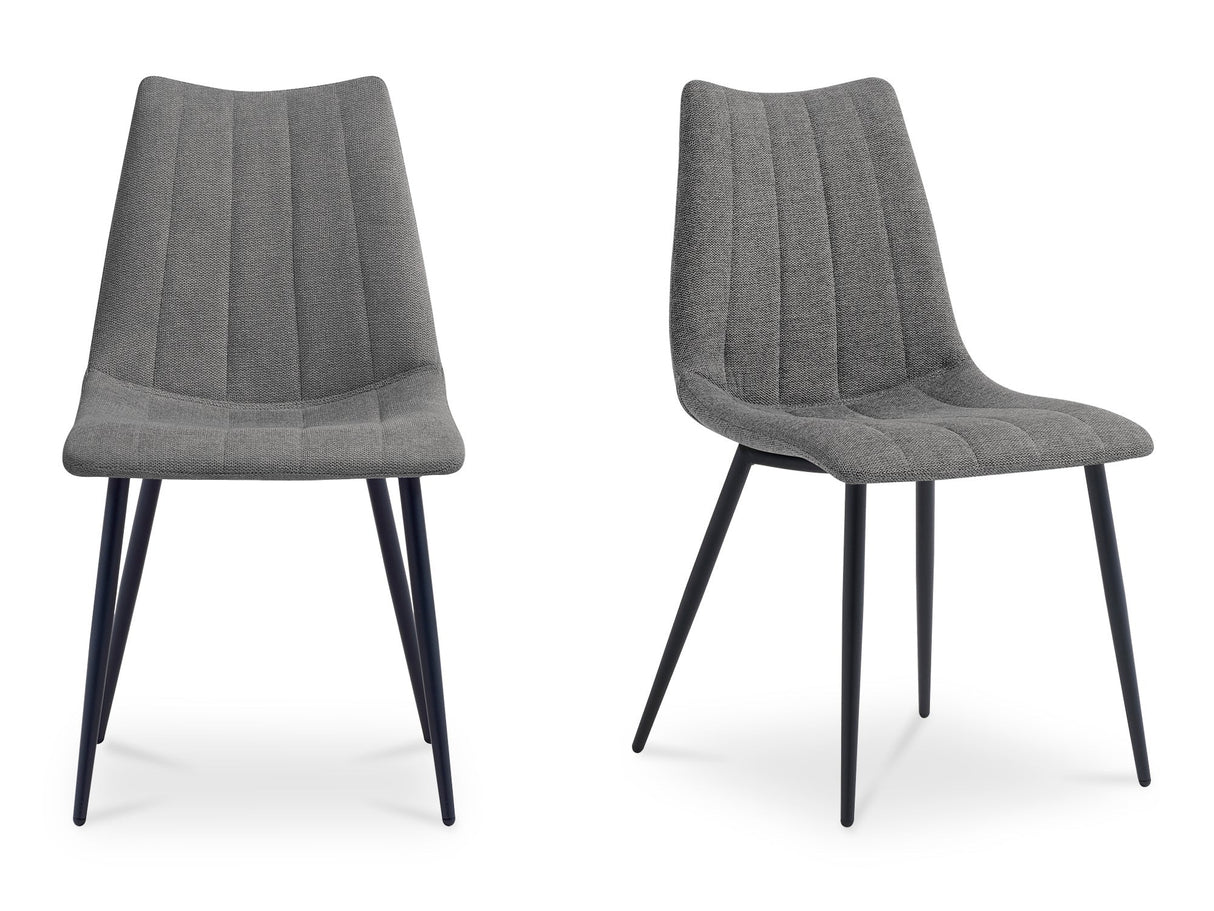 Alibi Dark Grey Dining Chair (Set of 2) by MOES at Eve Furniture