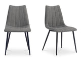 Alibi Dark Grey Dining Chair (Set of 2) by MOES at Eve Furniture