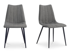 Alibi Dark Grey Dining Chair (Set of 2) by MOES at Eve Furniture