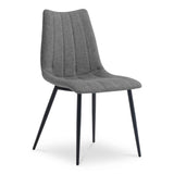 Alibi Dark Grey Dining Chair (Set of 2) by Moe's Home at Eve Furniture