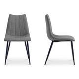 Alibi Dark Grey Dining Chair (Set of 2) by Moe's Home at Eve Furniture
