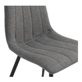 Alibi Dark Grey Dining Chair (Set of 2) by Moe's Home at Eve Furniture