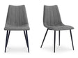 Alibi Dark Grey Dining Chair (Set of 2) by Moe's Home at Eve Furniture