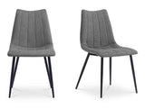 Alibi Dark Grey Dining Chair (Set of 2) by Moe's Home at Eve Furniture