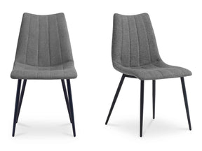 Alibi Dark Grey Dining Chair (Set of 2) by Moe's Home at Eve Furniture