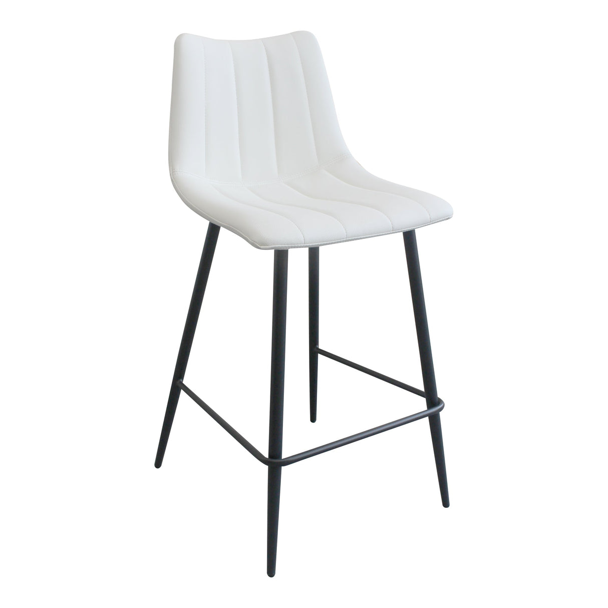 Alibi Ivory Counter Stool (Set of 2) by Moe's Home at Eve Furniture