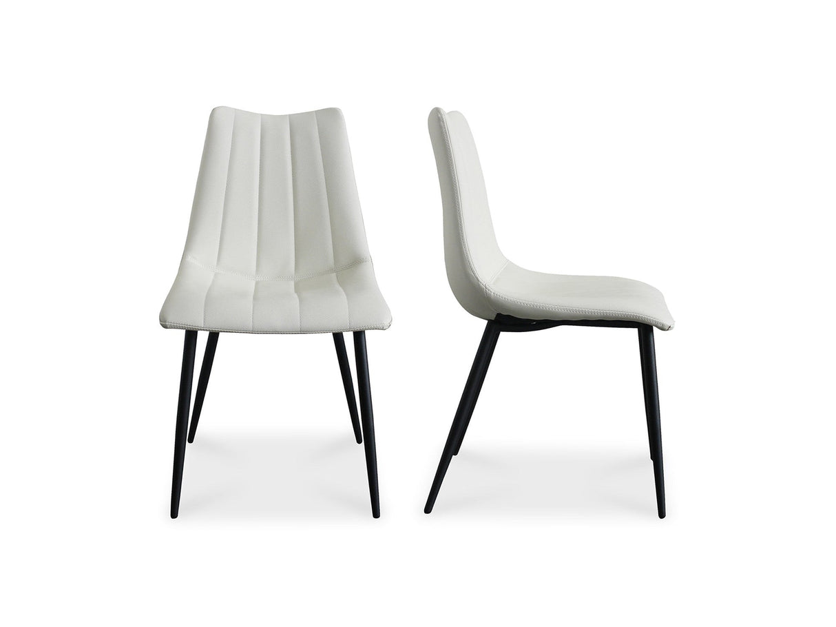 Alibi Ivory Dining Chair (Set of 2) by MOES at Eve Furniture