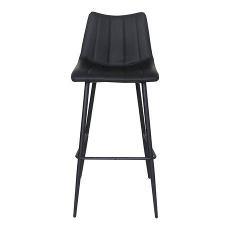 Alibi Matte Black Barstool (Set of 2) by MOES at Eve Furniture