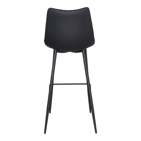 Alibi Matte Black Barstool (Set of 2) by MOES at Eve Furniture