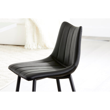 Alibi Matte Black Barstool (Set of 2) by MOES at Eve Furniture