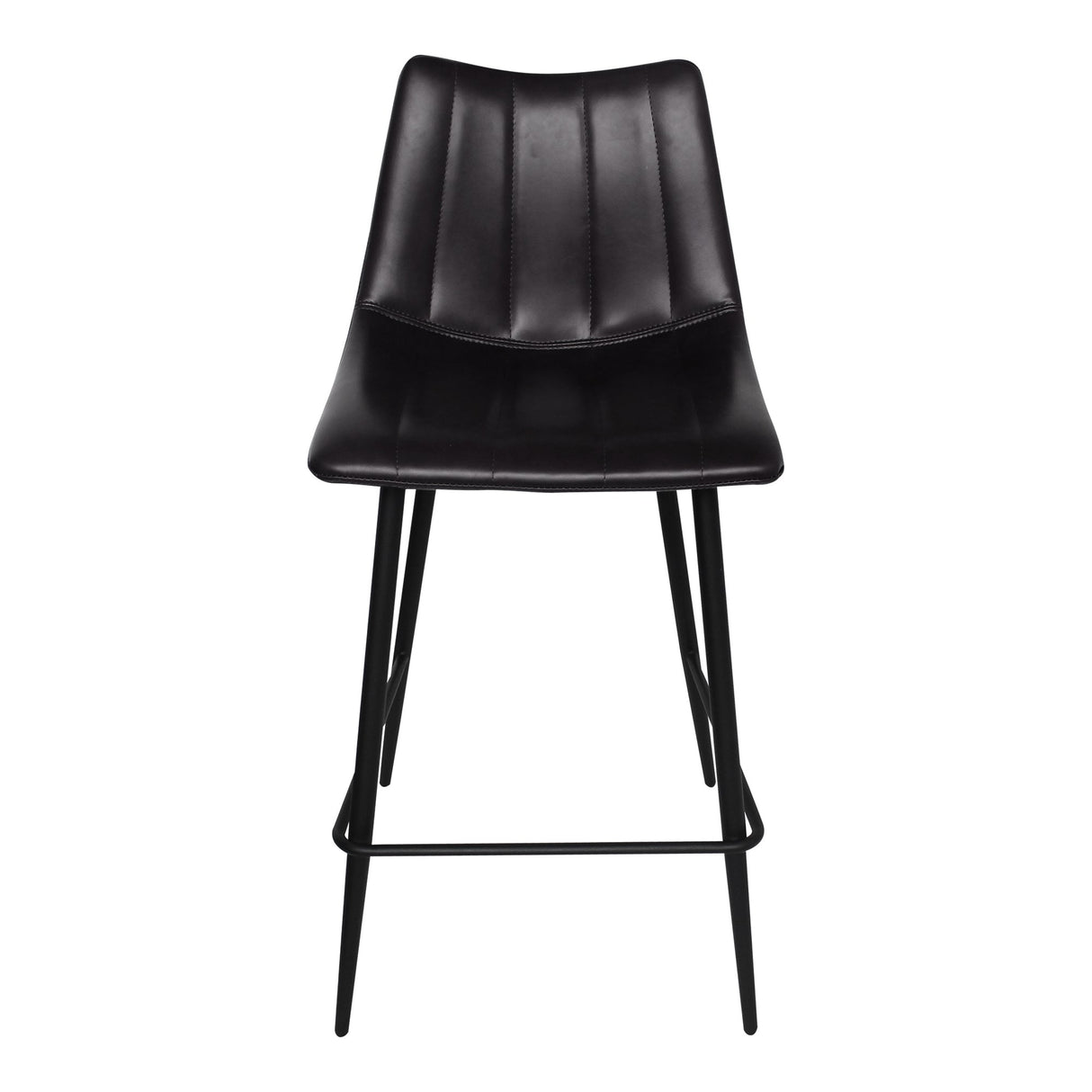 Alibi Matte Black Counter Stool (Set of 2) by MOES at Eve Furniture