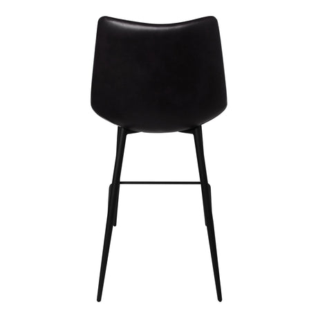 Alibi Matte Black Counter Stool (Set of 2) by MOES at Eve Furniture