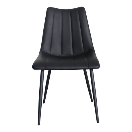 Alibi Matte Black Dining Chair (Set of 2) by MOES at Eve Furniture