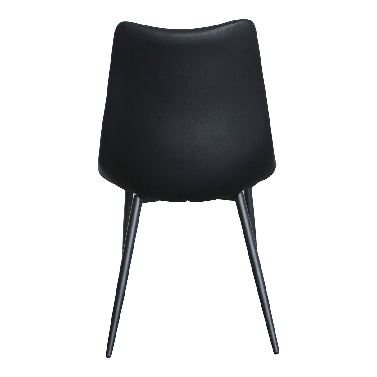 Alibi Matte Black Dining Chair (Set of 2) by MOES at Eve Furniture