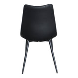 Alibi Matte Black Dining Chair (Set of 2) by MOES at Eve Furniture