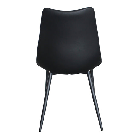 Alibi Matte Black Dining Chair (Set of 2) by MOES at Eve Furniture