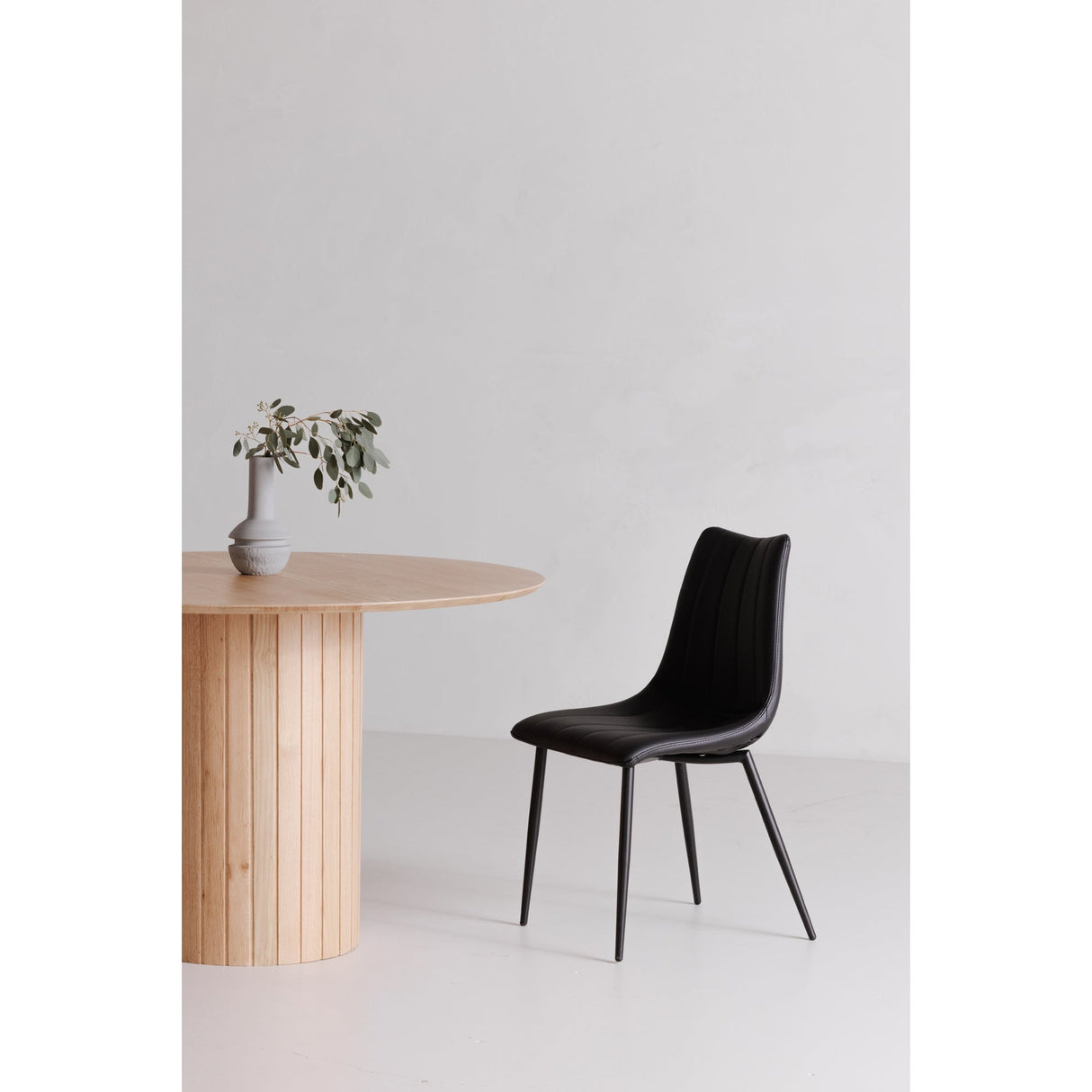 Alibi Matte Black Dining Chair (Set of 2) by MOES at Eve Furniture