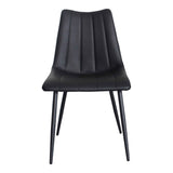 Alibi Matte Black Dining Chair (Set of 2) by Moe's Home at Eve Furniture