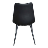 Alibi Matte Black Dining Chair (Set of 2) by Moe's Home at Eve Furniture