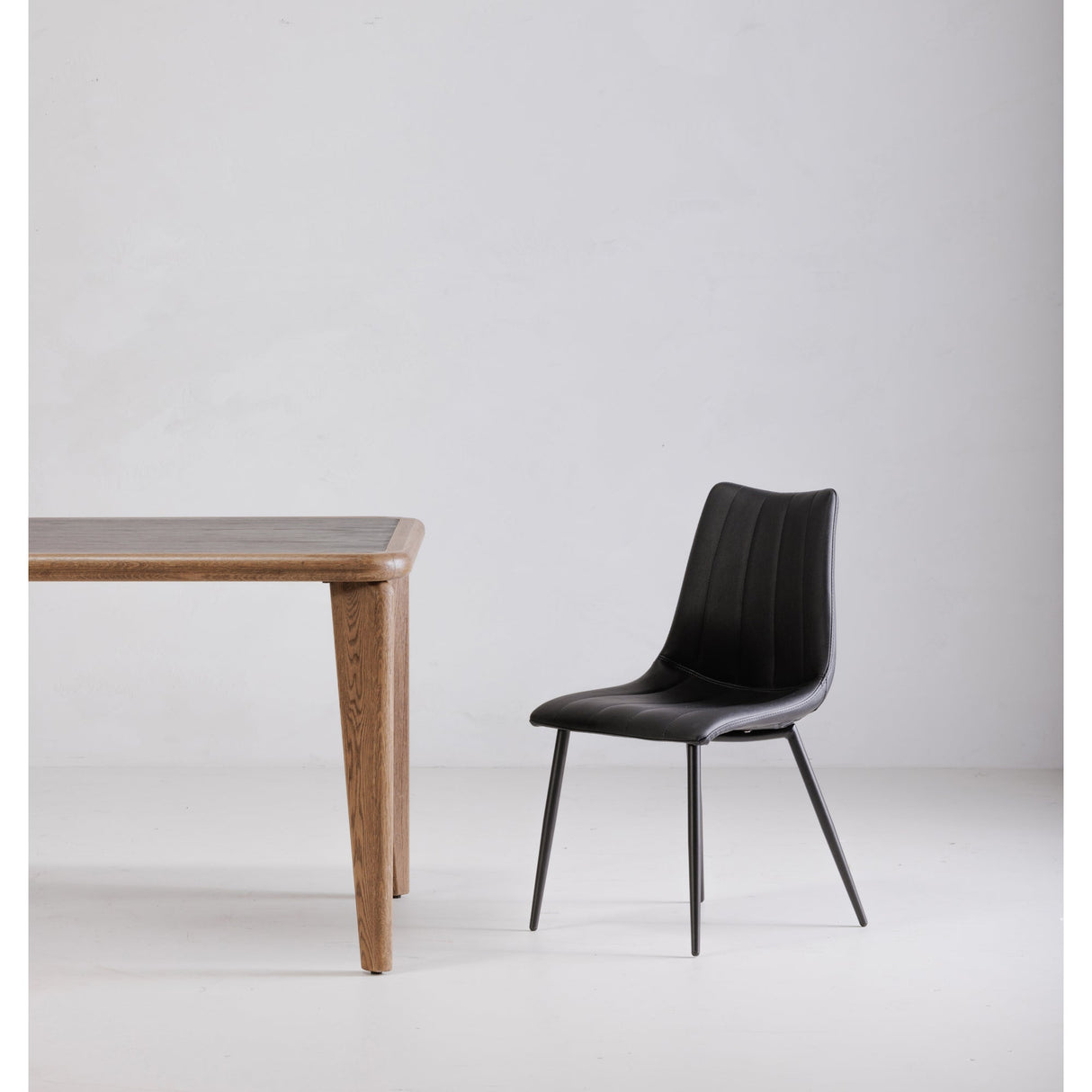 Alibi Matte Black Dining Chair (Set of 2) by Moe's Home at Eve Furniture