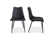 Alibi Matte Black Dining Chair (Set of 2)