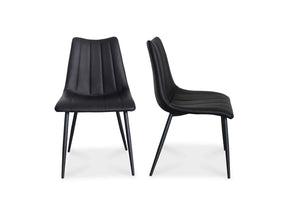 Alibi Matte Black Dining Chair (Set of 2) by Moe's Home at Eve Furniture