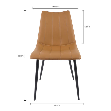 Alibi Tan Dining Chair (Set of 2) by MOES at Eve Furniture