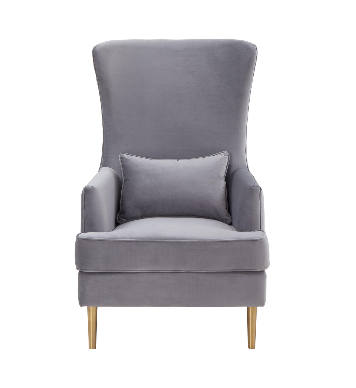 Alina Performance Velvet Tall Tufted Back Chair