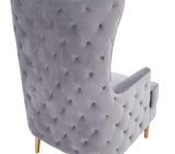 Alina Performance Velvet Tall Tufted Back Chair