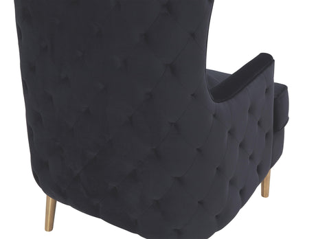 Alina Performance Velvet Tall Tufted Back Chair by TOV Furniture at Eve Furniture