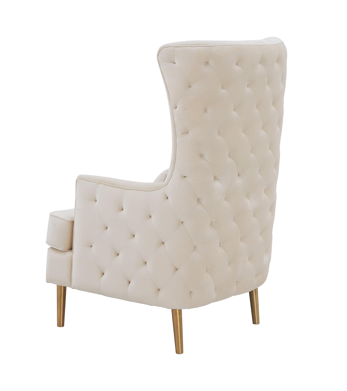 Alina Performance Velvet Tall Tufted Back Chair