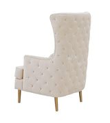 Alina Performance Velvet Tall Tufted Back Chair